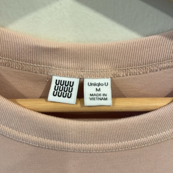 Uniqlo x UUUU Women’s Soft Pink Midi Dress Sleeveless Oversize Fit Size M - Picture 4 of 6